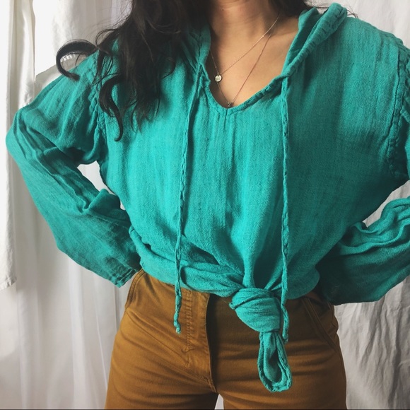 Flax Tops - FLAX/ cozy linen hoodie